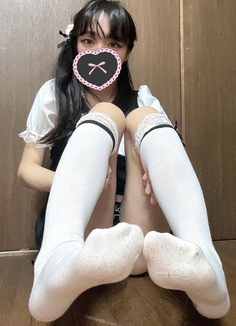 3日着用ずみ♡メイドさん風靴下⸜❤︎⸝‍