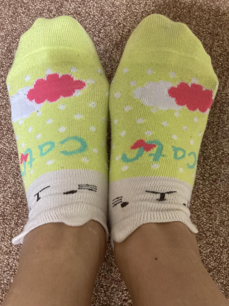 2週間以上連チャンで履きまくった足垢カスたっぷりのクッサくさソックス