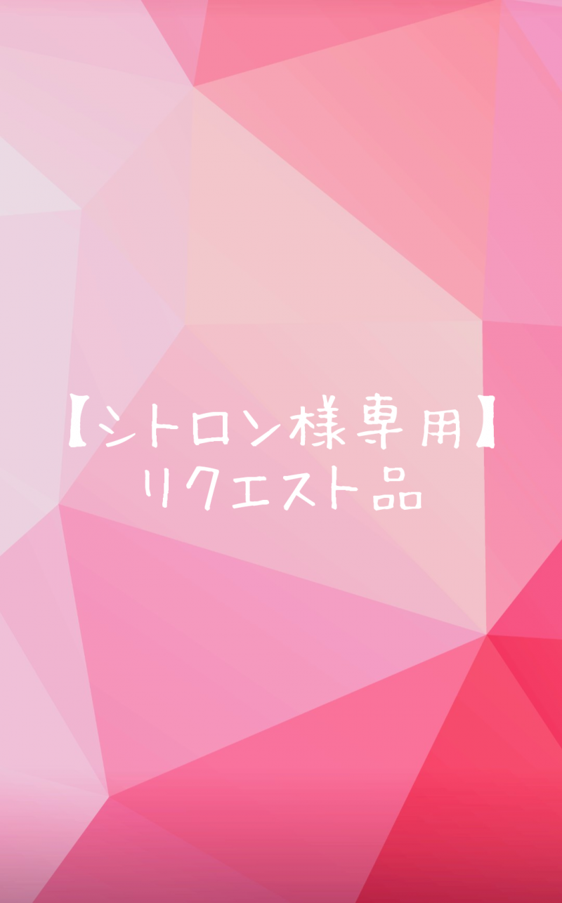 ♡【シトロン様専用】リクエスト品♡