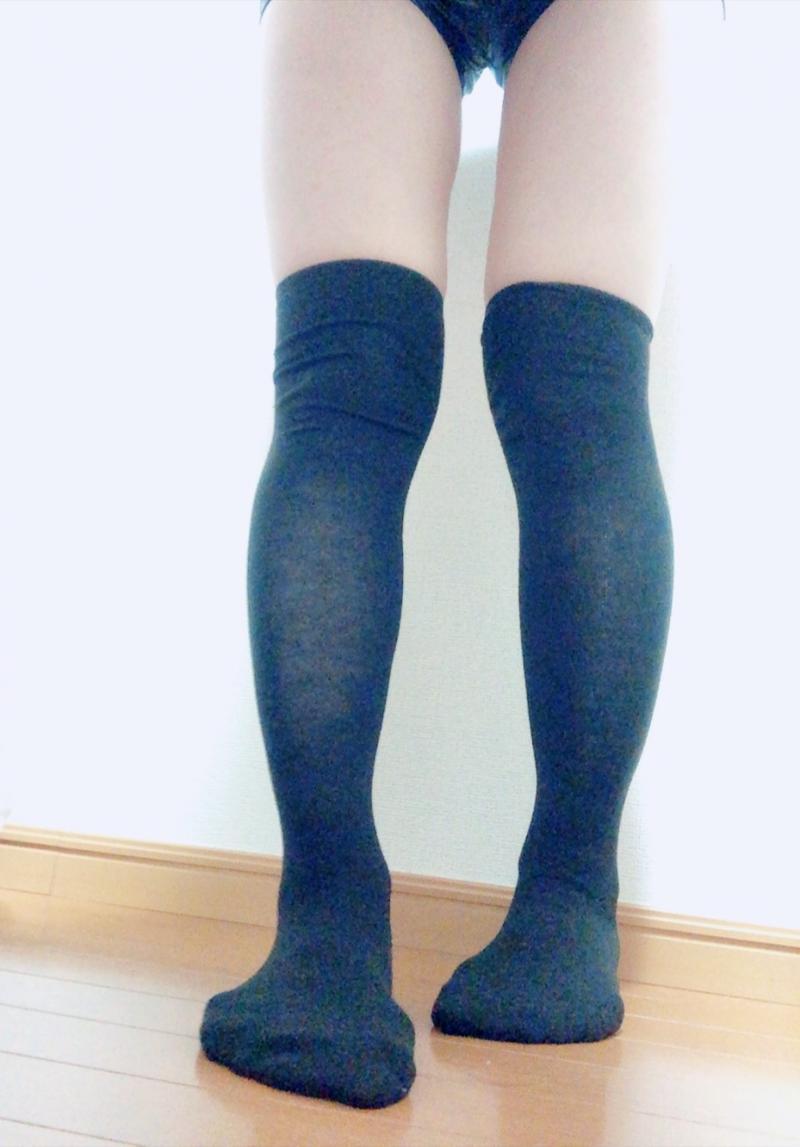 めっちゃ臭いニーハイ♡５日履き♡