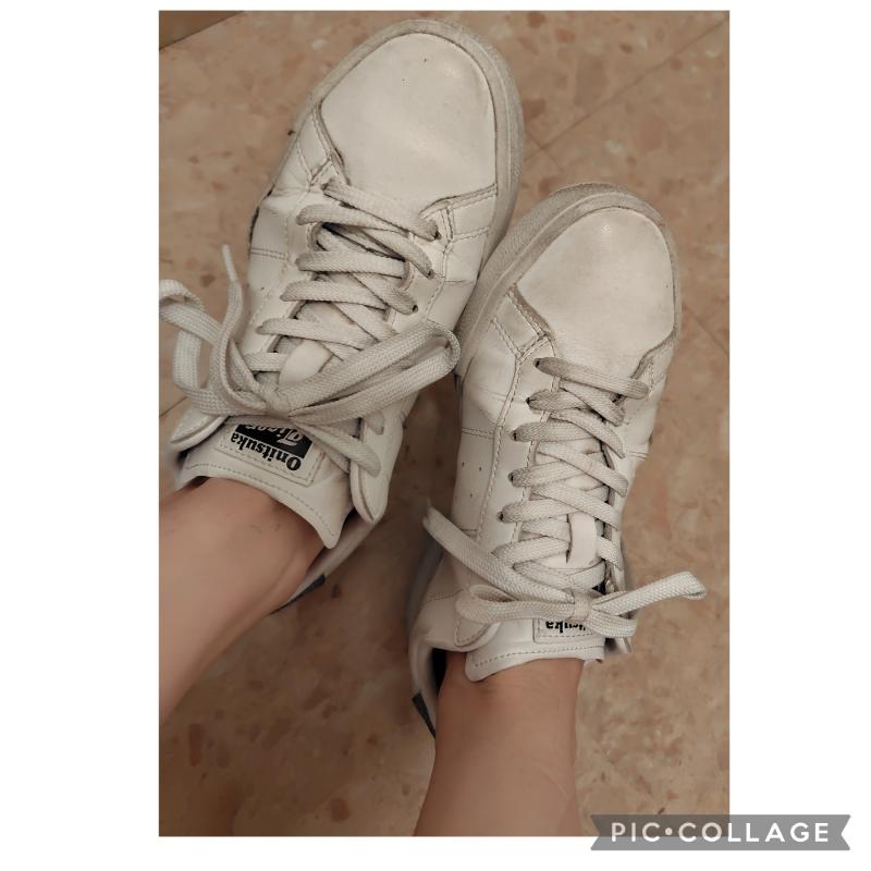 長年愛用した白スニーカー♡
