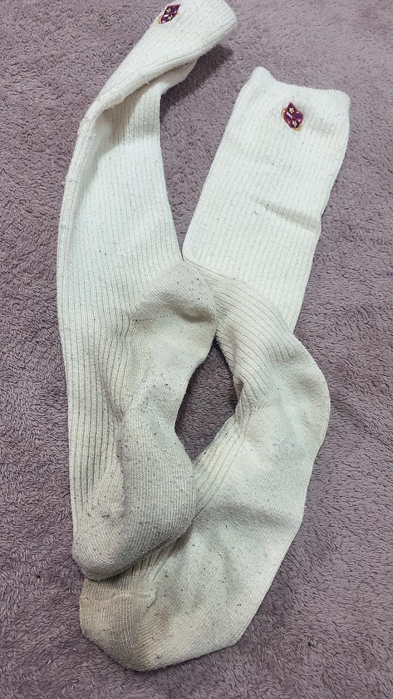 1週間熟成❤️鼻もげ激臭リブハイソックス❤️値下げ中
