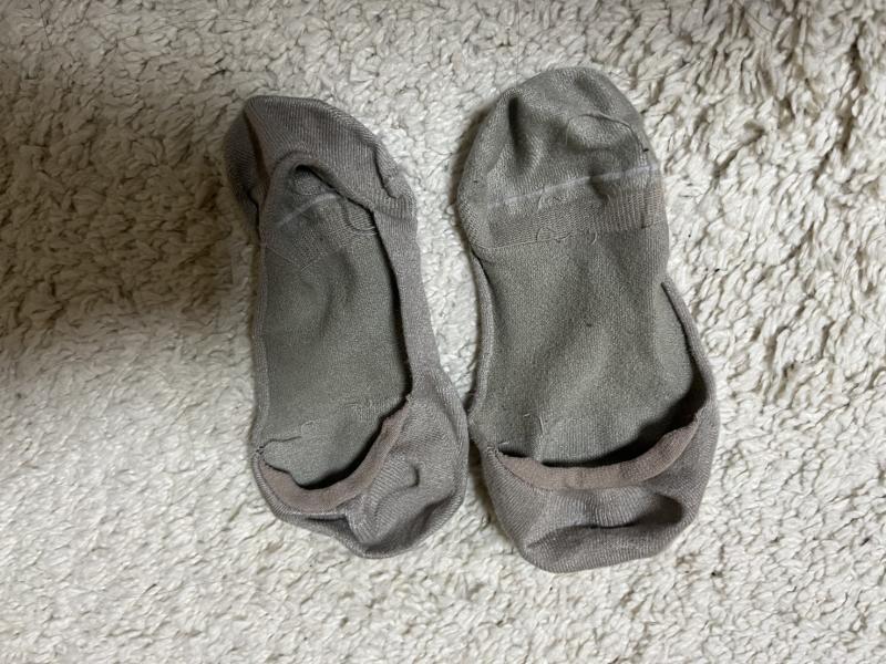グレージュのフットカバー❤︎