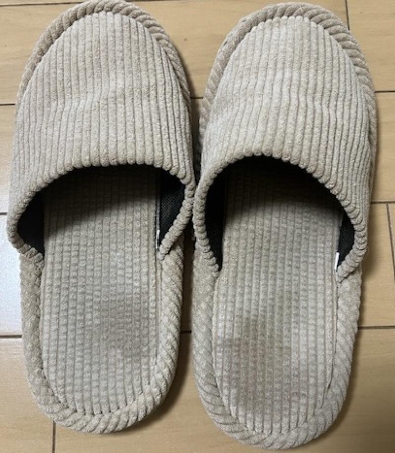 酸っぱ臭いが詰まったスリッパ