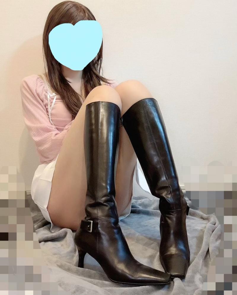 【ともやん様専用です♡】3年～激クサツヤツヤ黒革ブーツ♡本革ブーツ