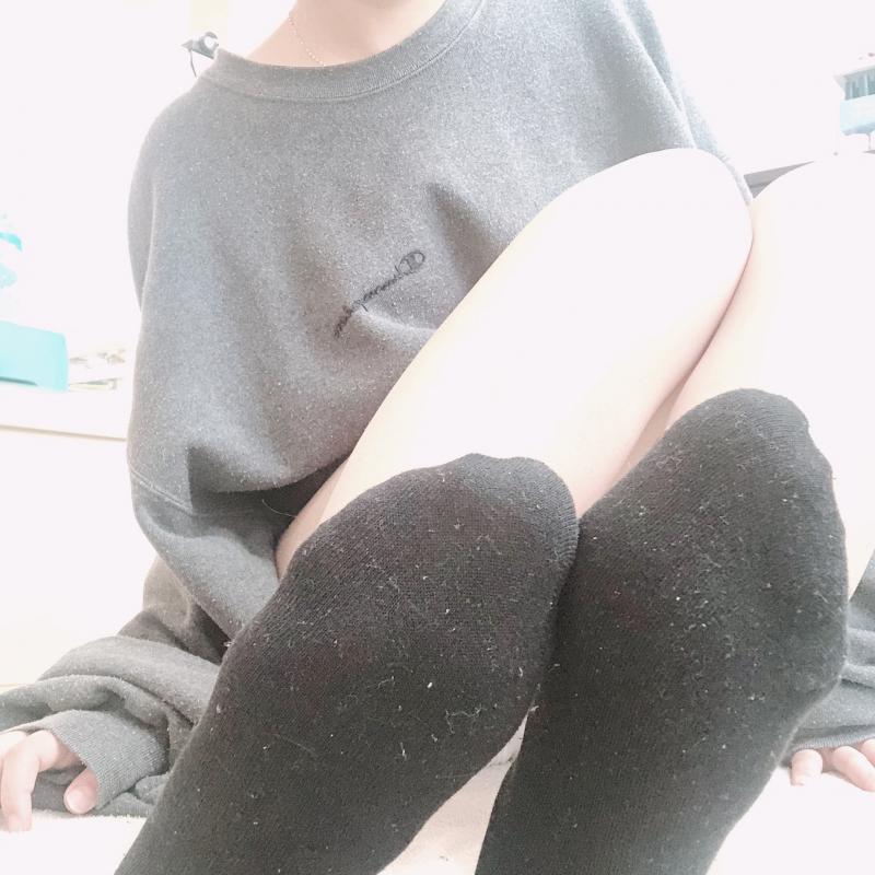 ２日履き❤︎蒸れ蒸れ黒ソックス