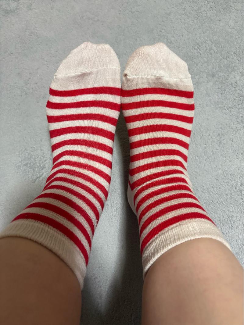 今年最後の6日着用靴下♥