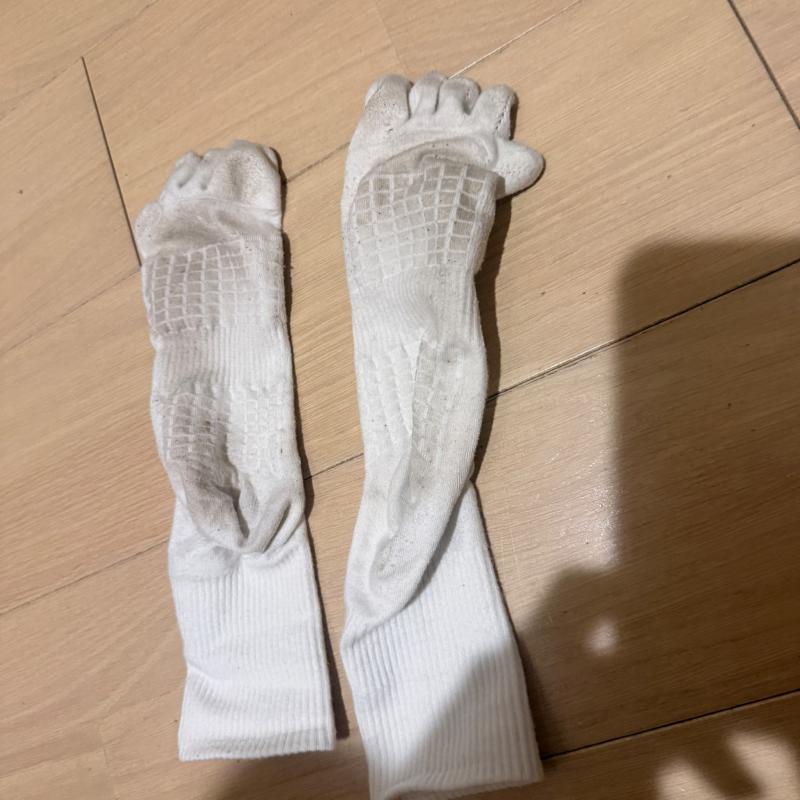 2日運動した　五本指ソックス