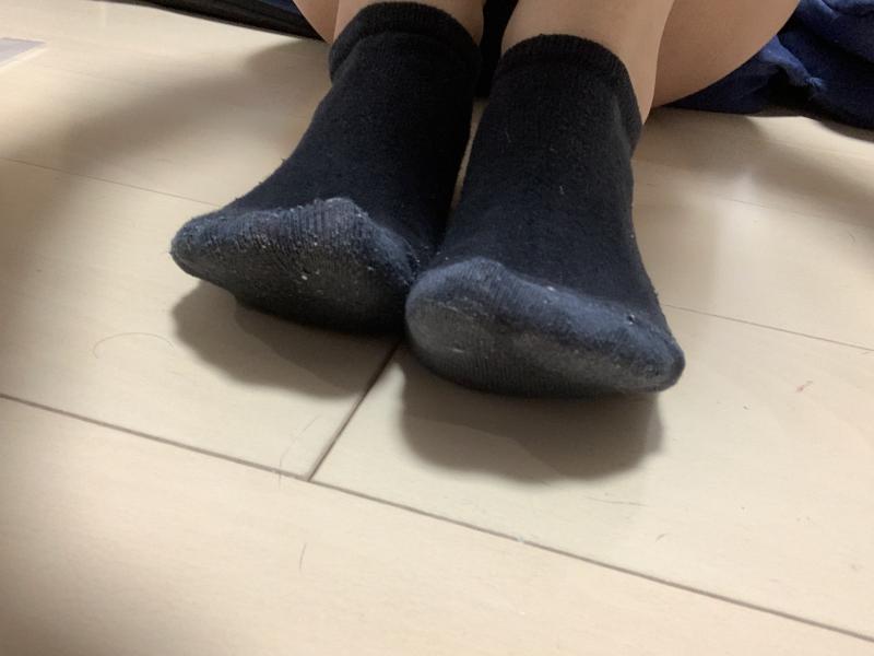 蒸れ蒸れ黒ソックス