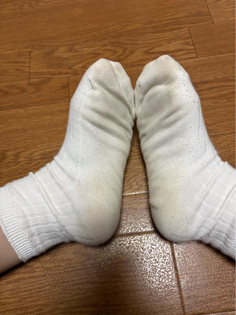 足裏しっとりな5日着用靴下♥仕事の安全靴で♥