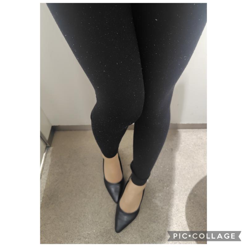 直履き♡毛玉だらけのレギンスです♡