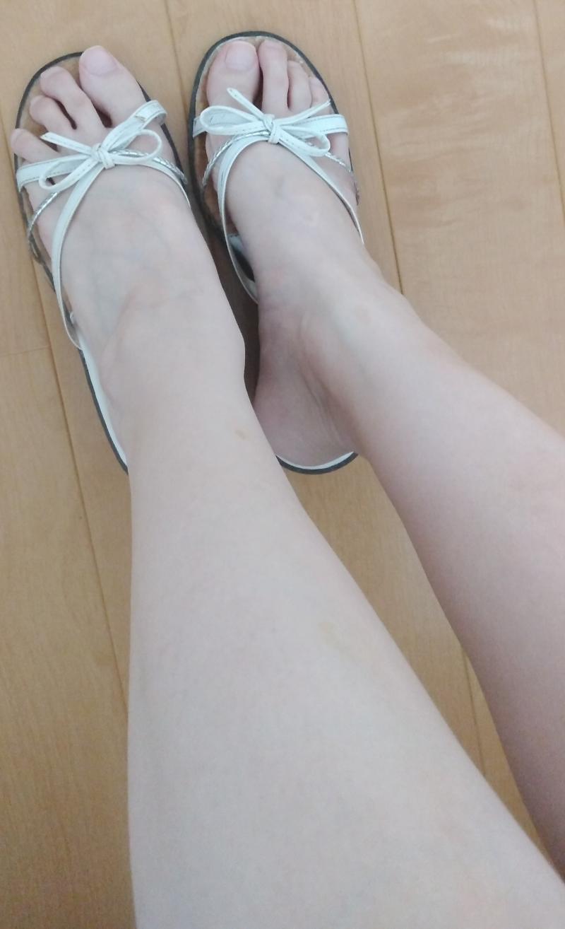年季の入ったサンダル