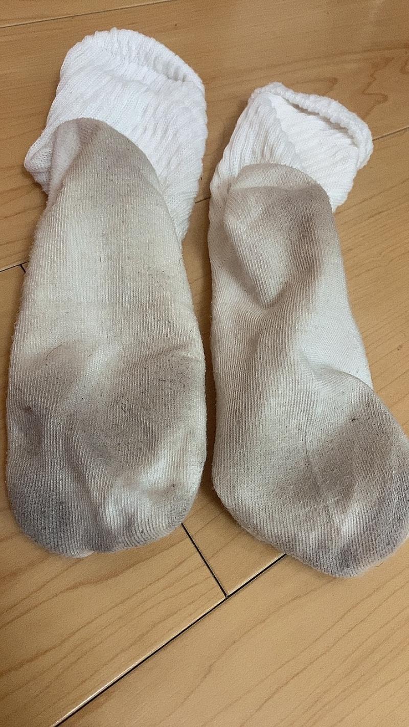 死ぬ程臭いゲキクサ白靴下⚡️３日履き