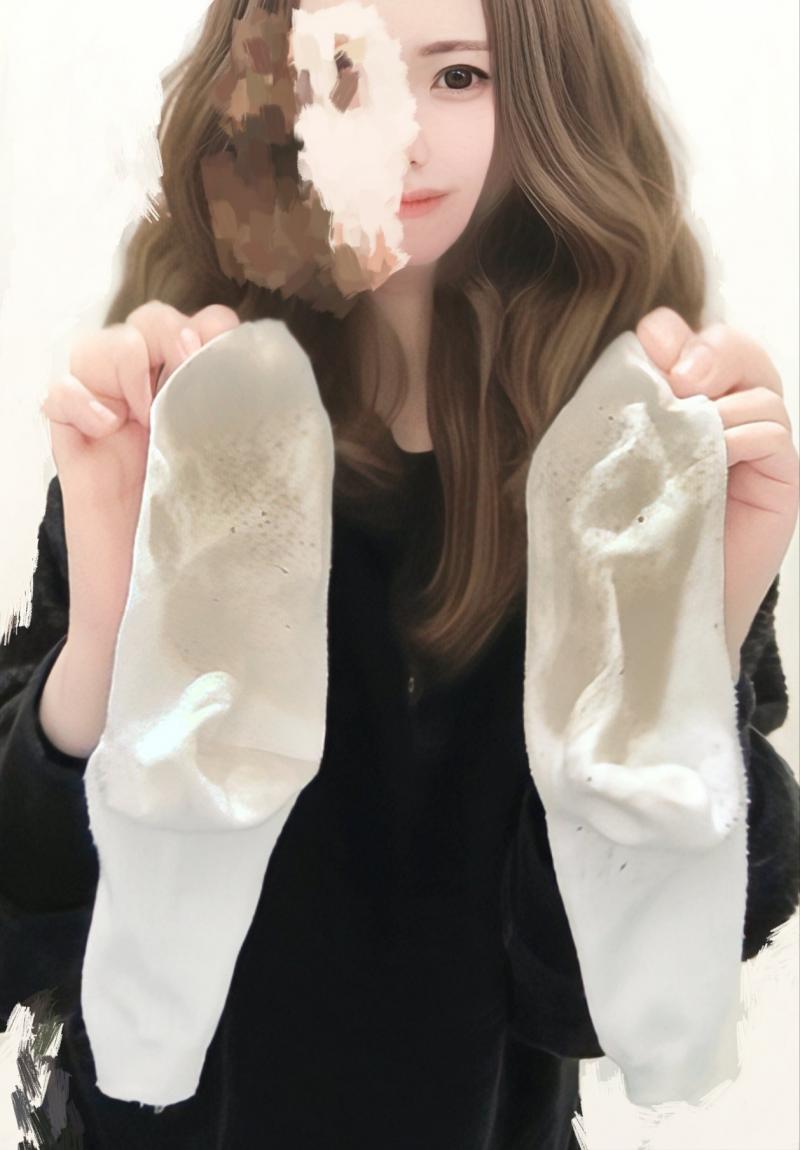 【6日着用☆】激クサ覚悟！ガチで臭い汚れまくりの靴下