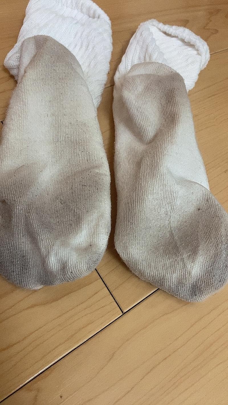 激汚れ⚡️激臭ムンムンスクールソックス❤️1週間履き