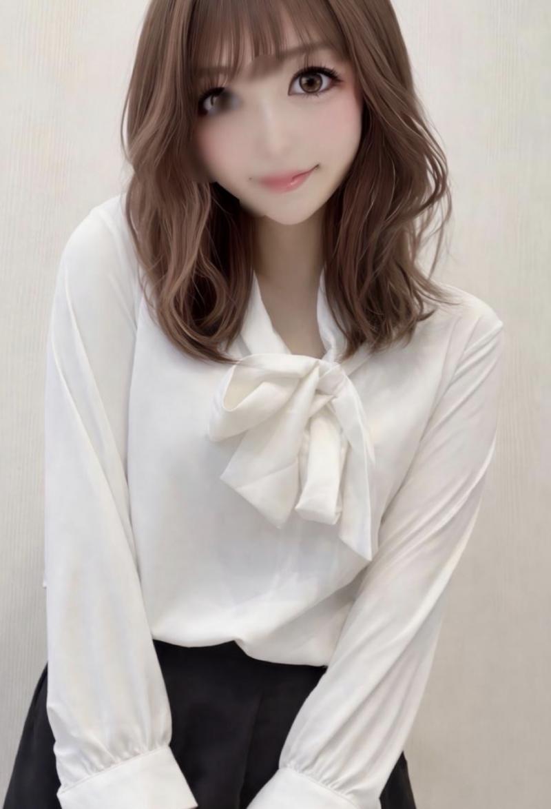 暑くてわき汗噴出！ワキガ臭くなったリボン付きワイシャツ