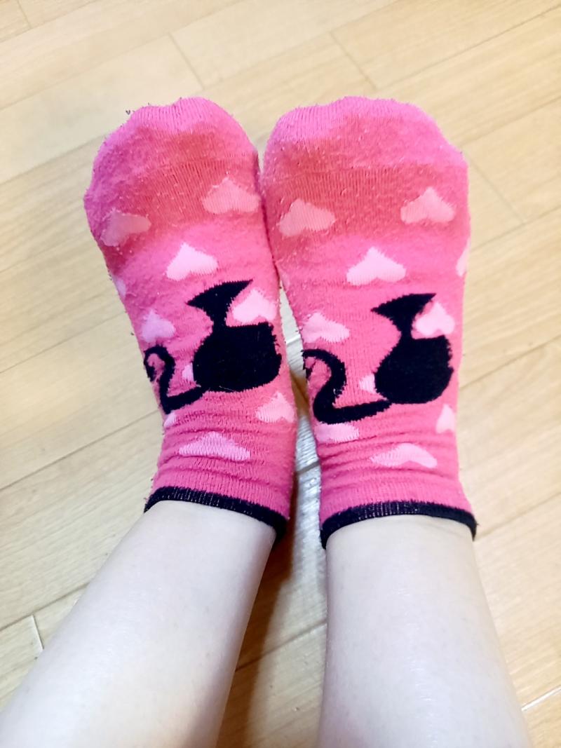購入後に3日着用のくるぶしソックス♡