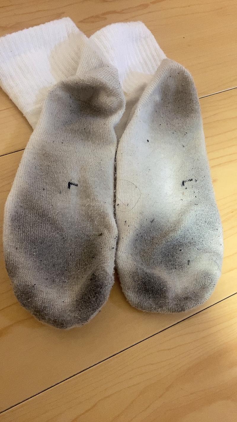 ユニバで履いた激臭ソックス！！！びびるくらい臭い。。