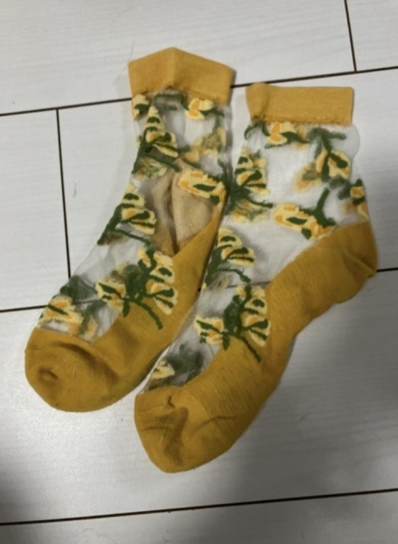 2日ばき　ハーフシースルーソックス