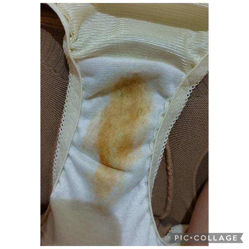 限界汚れの着用中パンツ♡