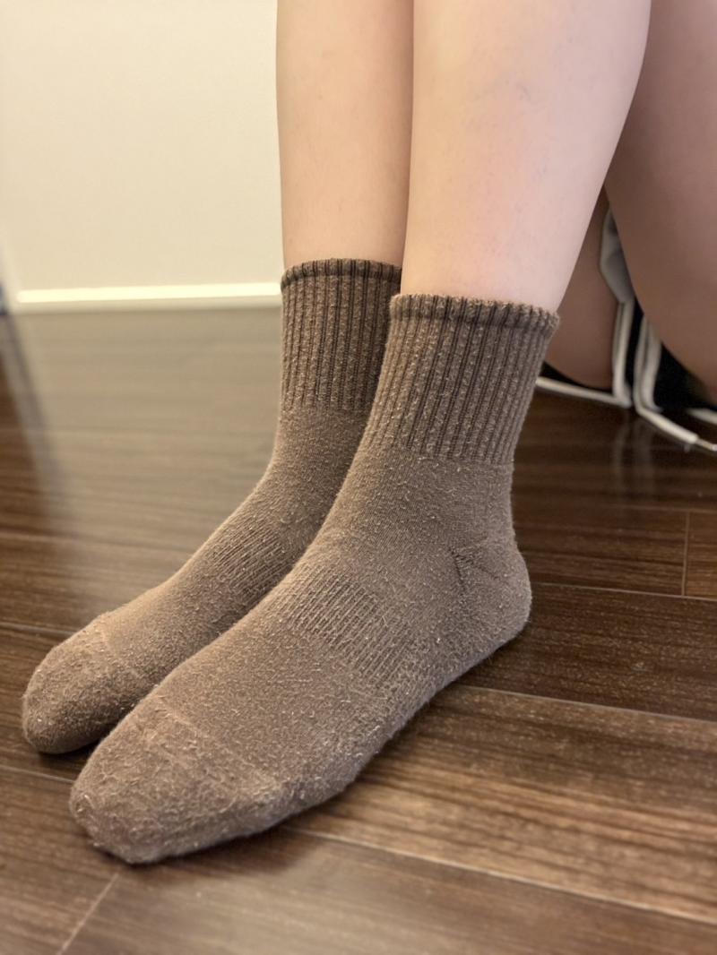 何年愛用してるか分からない♡毛玉いっぱい靴下