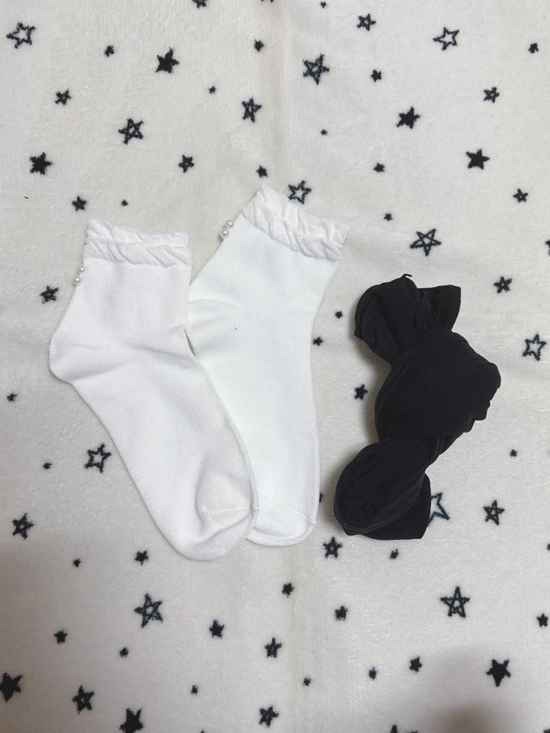 ❤︎２日着用❤︎ソックス＋ストッキング２枚セット