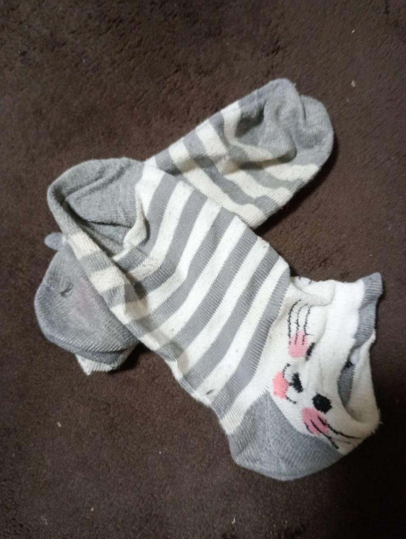 お盆休み着用5日着用中臭臭靴下♥あと１週間履くよ♡