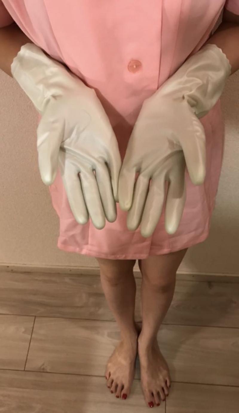 ゴム手袋がとにかくクサ過ぎなんです（ ;  ; ）
