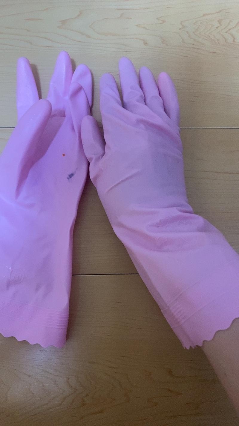 2年洗ってない臭すぎるゴム手袋！！マニア様向け❤️