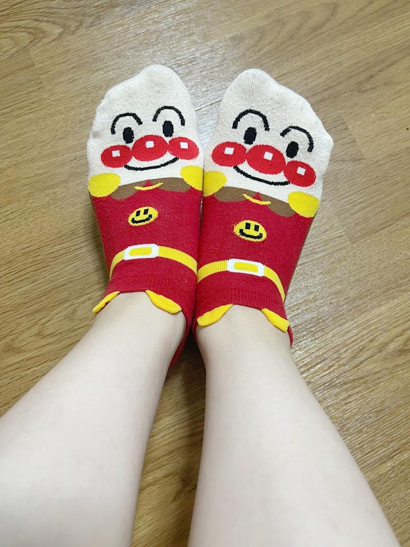 1日履きクサクサ！アンパンマン靴下