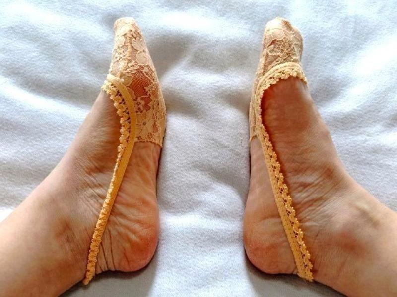 ３日着用つま先だけレースフットカバー