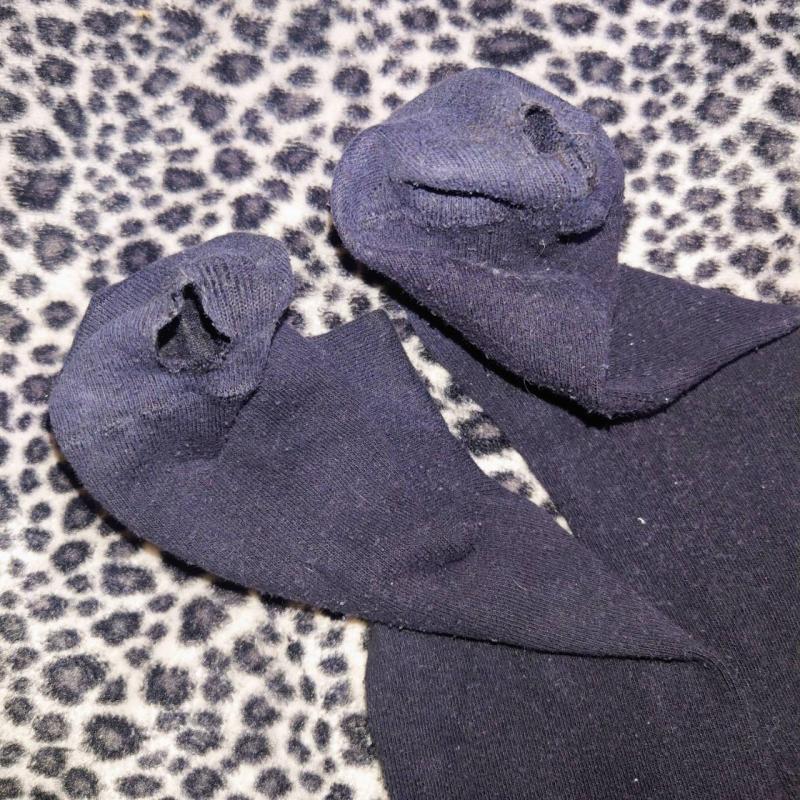 ♡履き潰し♡使用済みハイソックス♡愛用品♡クタクタ♡②