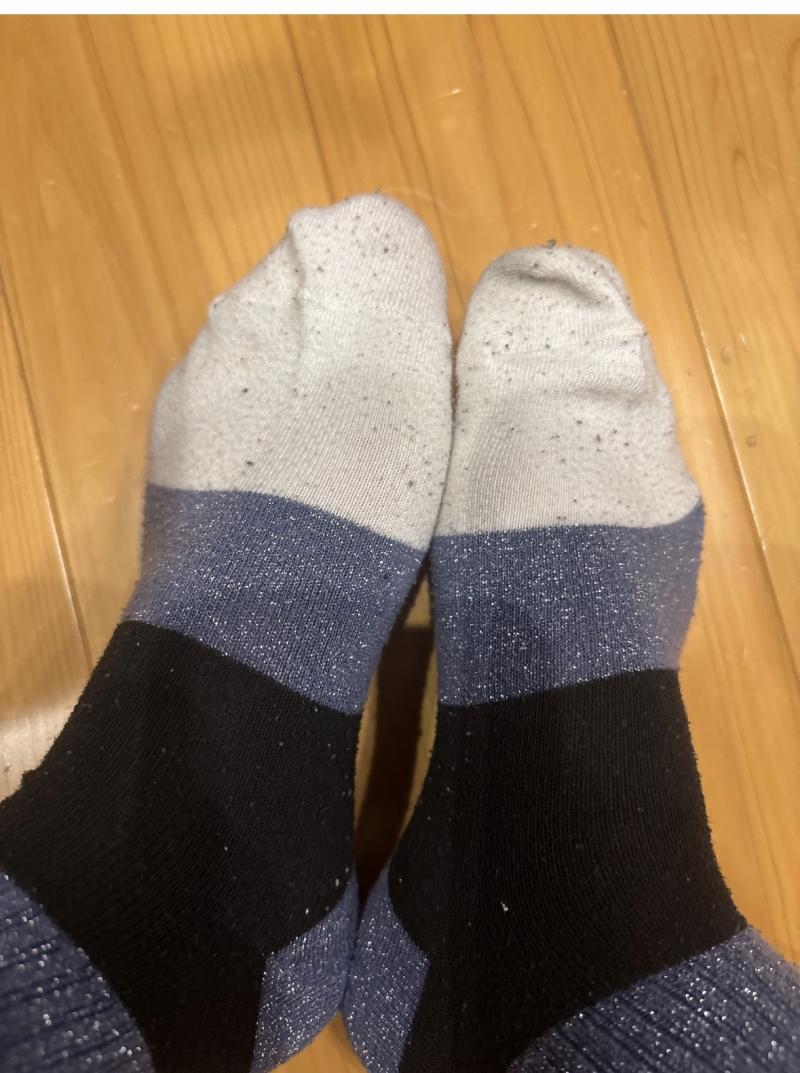 頑張った匂いのソックス