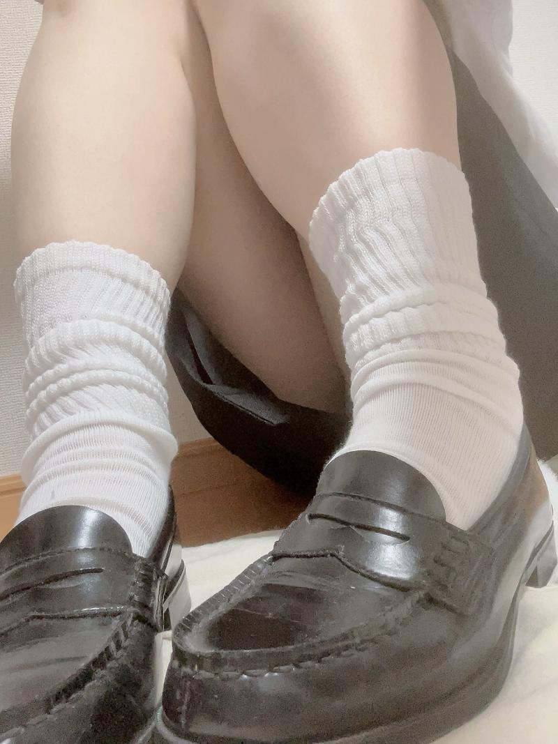 3日履きルーズソックス♡４枚目に汚れ写真♡
