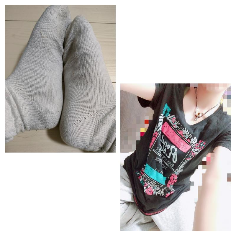 3日連続着用ルーズソックス&Tシャツセット♡