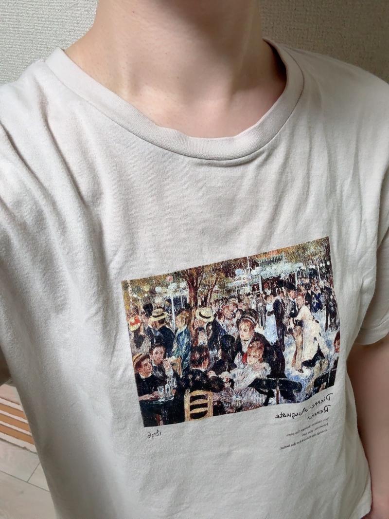 1週間着用したパジャマTシャツ