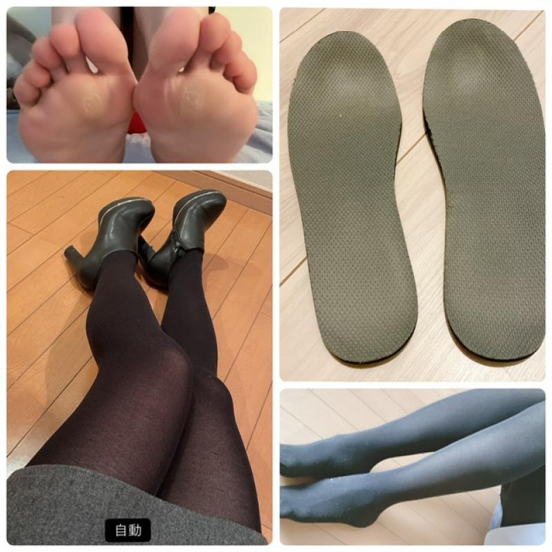 ブーツに入れている激臭インソール&タイツセット