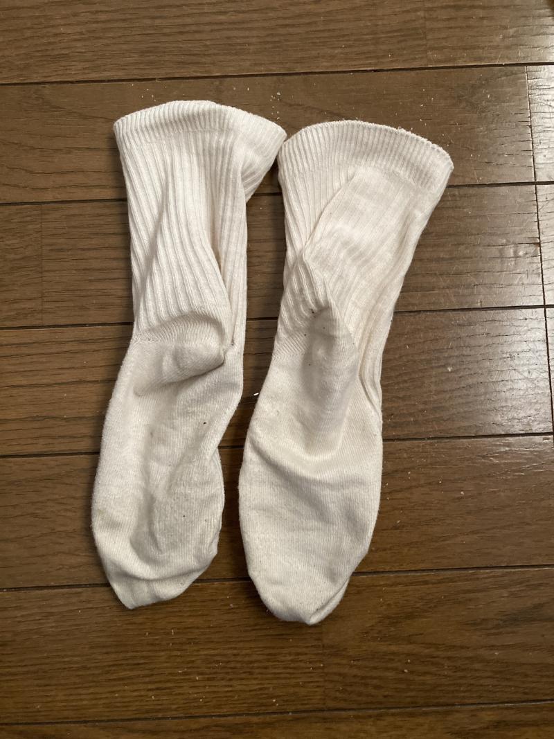 風呂無し!!2週間連履きしまくった 足垢カスたっぷりのクッサくさのくつ下♡♡
