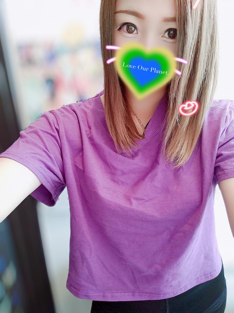 1週間連続着用紫Tシャツ♡