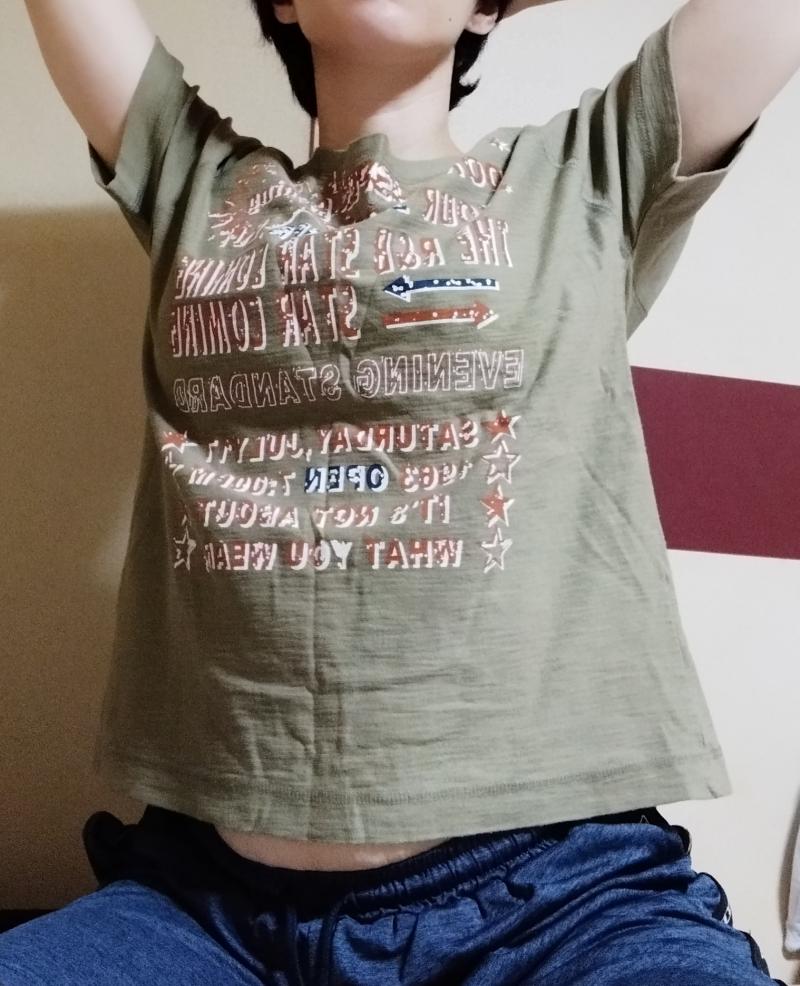 脇汗だくくさくさになるTシャツ☆