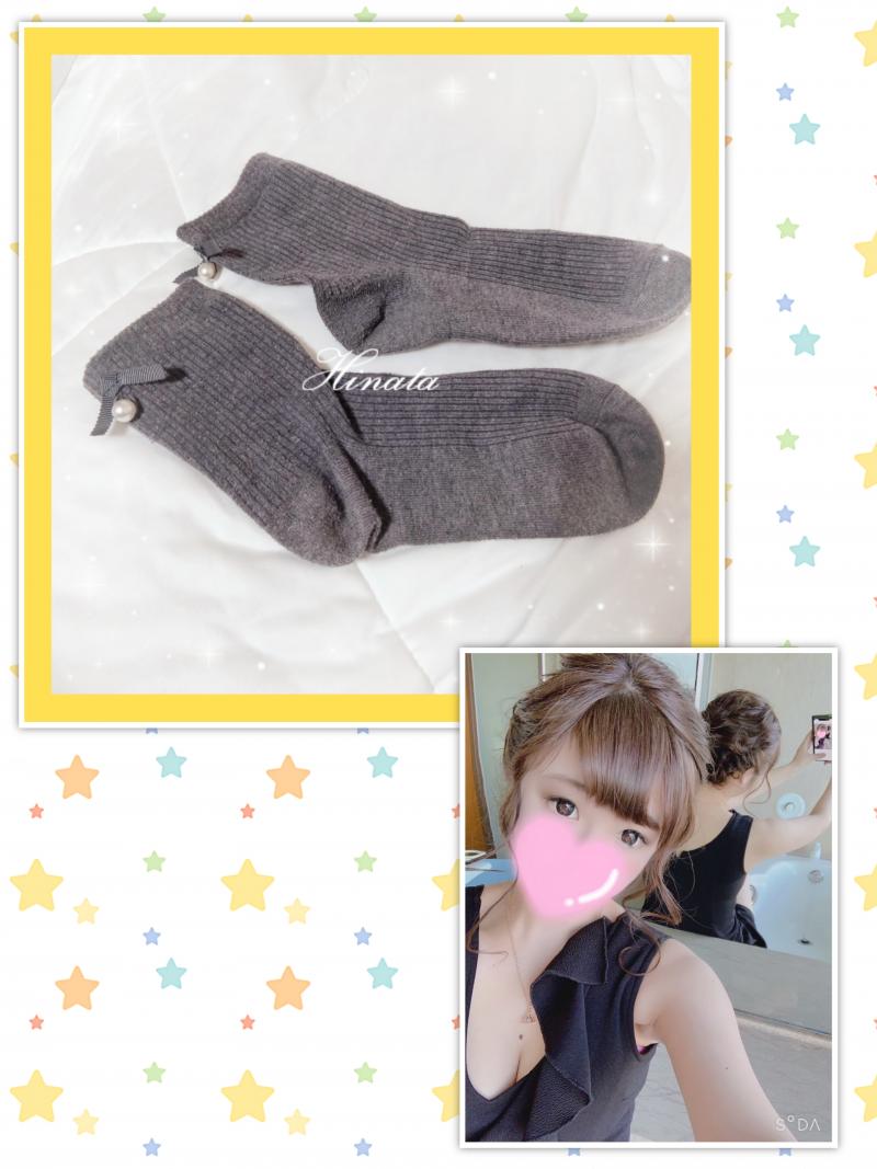 【2日着用♡】グレーリボンのオシャレ靴下♡