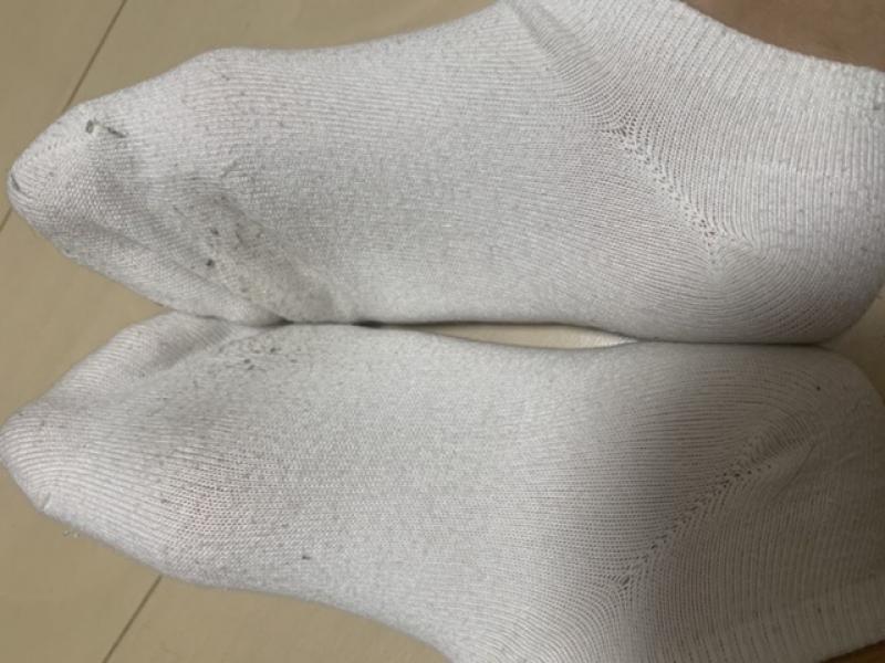 白のくるぶしソックス