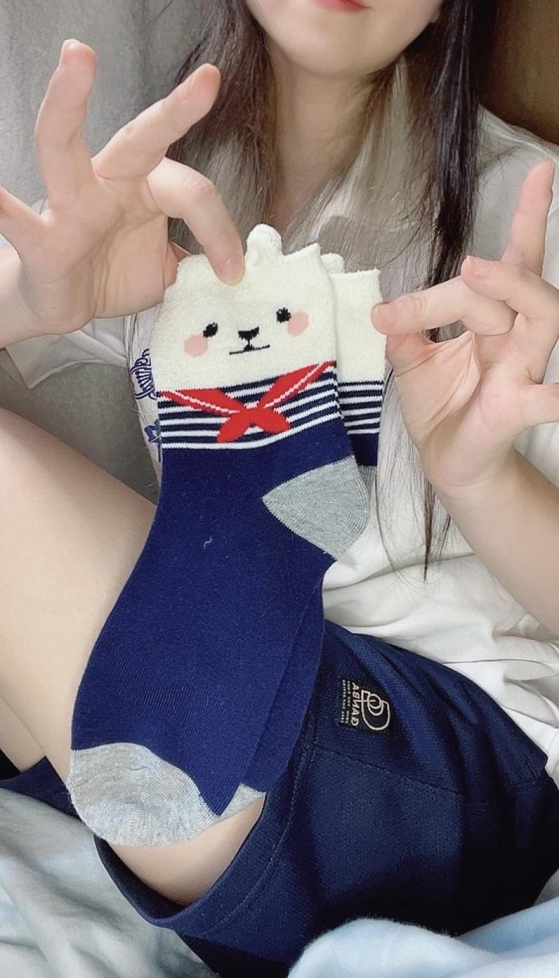 くまちゃんの普段使い靴下