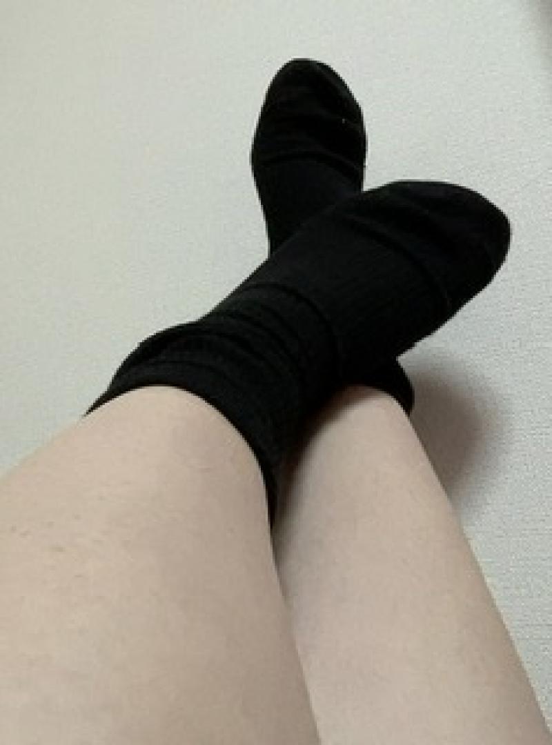 【6日履激臭】バイトと学校で着用靴下