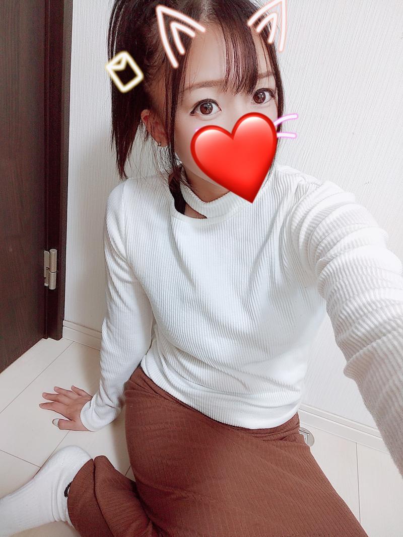 リブトップス＆お気に入りスカート♡