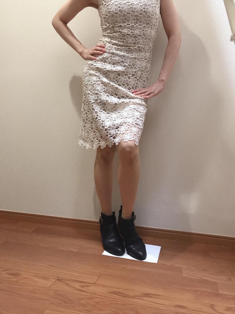 OLのショートブーツ黒