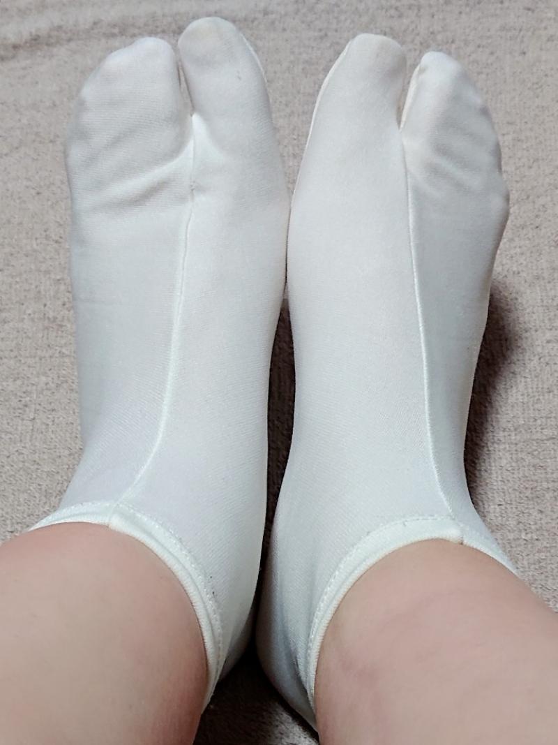 シミなど使用感ありあり足袋カバー