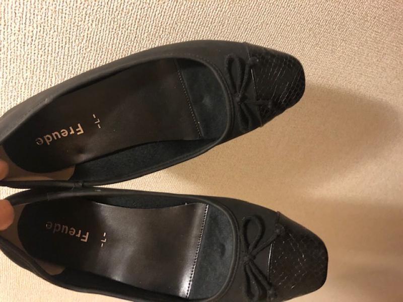 仕事で履いてる黒のパンプス♡選べる靴下とセット♡