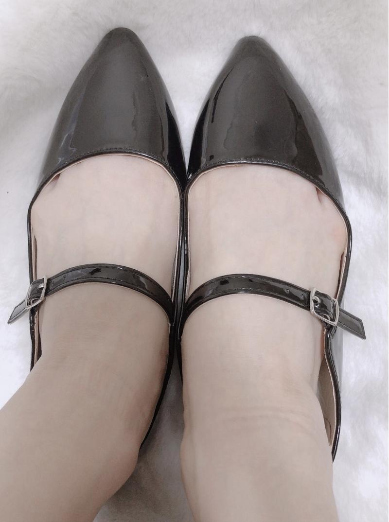 仕事用メリージェーンのパンプス♡ストッキングとセットでお届け♡