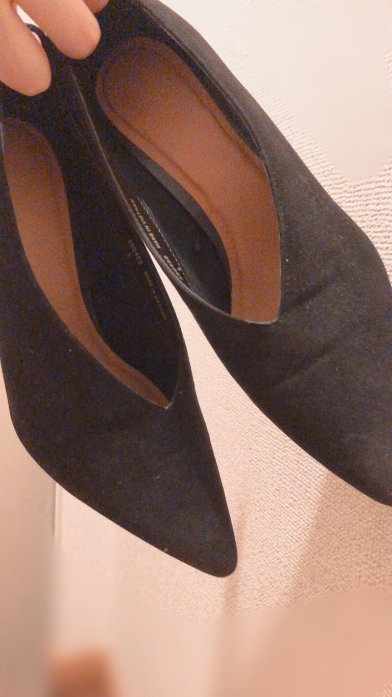 黒のハイヒール♡パンストセット♡